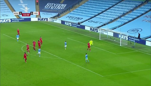 Phil Foden goal - Manchester City 3 - 0 Birmingham City - (Full Replay)