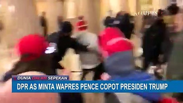 DPR Amerika Serikat Minta Wapres Copot Presiden Donald Trump