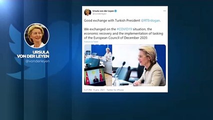 Τηλεδιάσκεψη Φον Ντερ Λάιεν - Ερντογάν