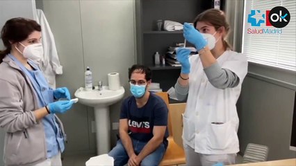 Madrid reactiva la vacunación de sanitarios tras las horas más duras de Filomena