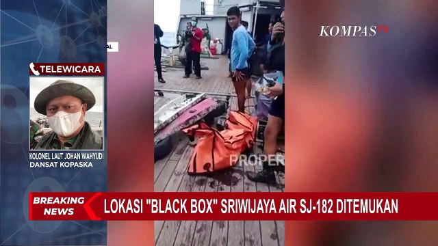 Lokasi Black Box Sriwijaya Air Terdeteksi, Kopaska: Terdengar Suara yang Sama di Titik Sinyal
