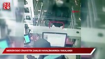 Mersin'deki cinayetin zanlısı havalimanında yakalandı... O anlar kamerada