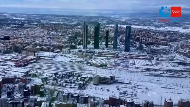 Madrid vista desde el helicóptero del SUMMA 112