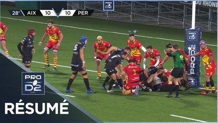 PRO D2 - Résumé Provence Rugby-USA Perpignan: 34-41 - J15 - Saison 2020/2021