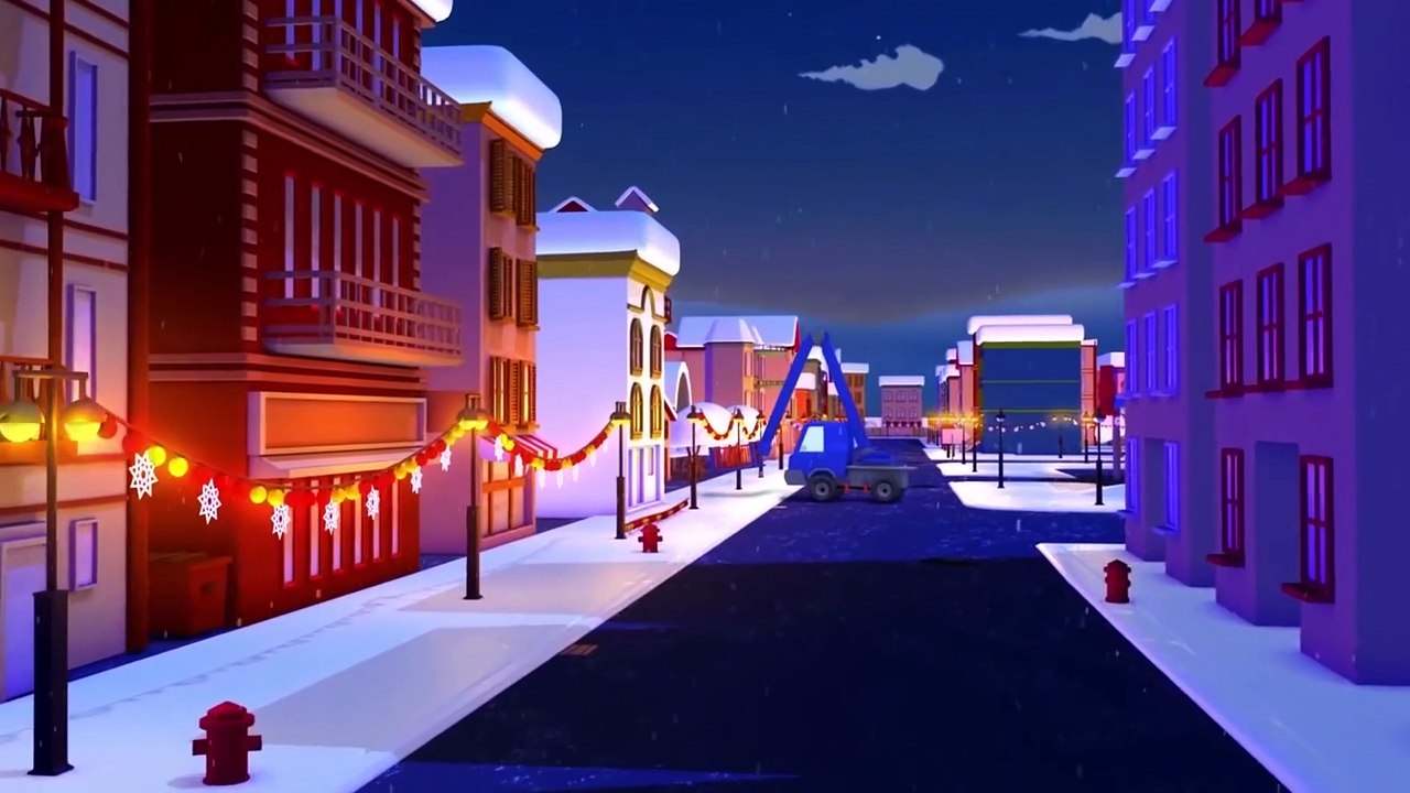 Tom la Dépanneuse et le Camion nacelle à Car City  Voitures et camions dessins animés Spécial Noël