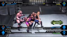 Here Comes the Pain Stacy Keibler vs Brock Lesnar vs Lita vs Victoria vs Rikishi vs Kevin Nash