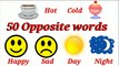 50 opposite words for kids || Opposites with pictures || Learn opposites