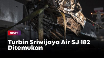 Turbin Sriwijaya Air SJ 182 Ditemukan