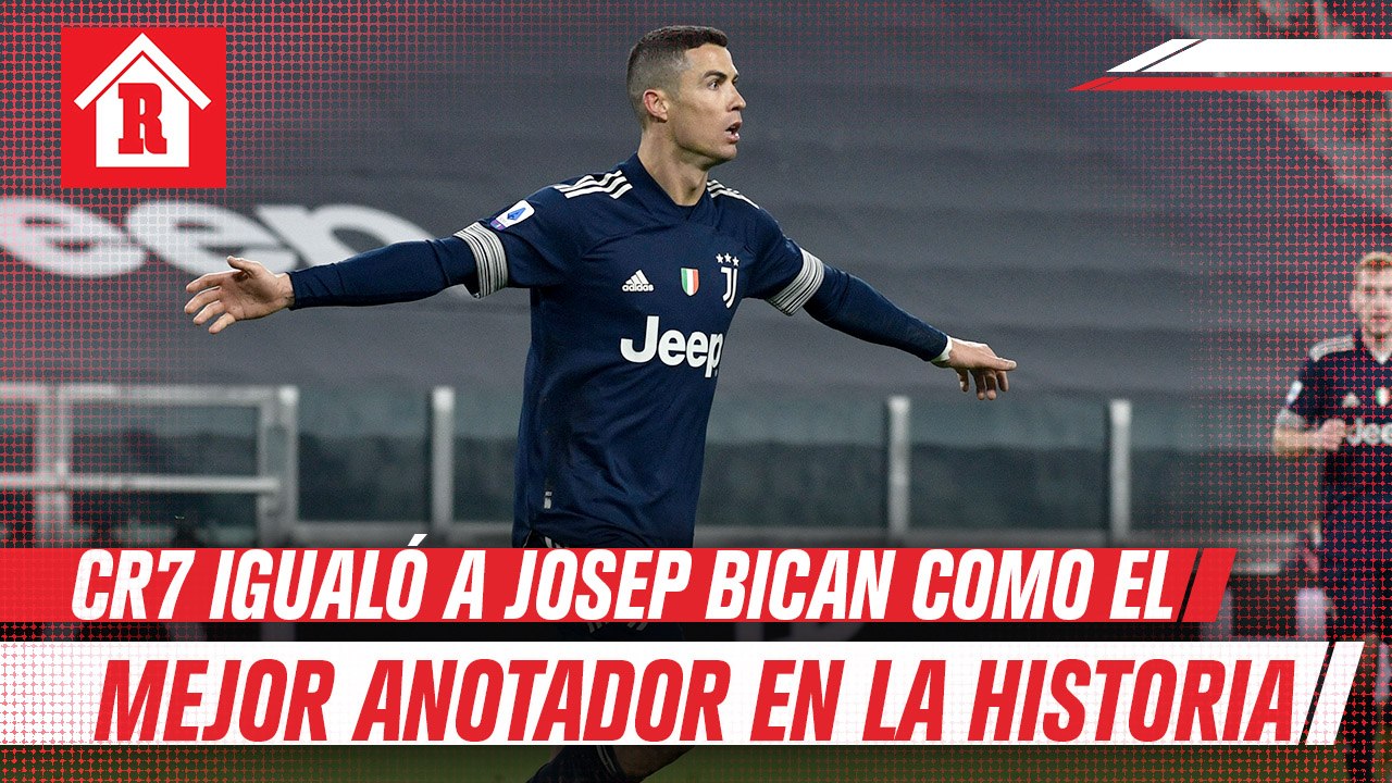 Cristiano Ronaldo igualó a Josef Bican como máximo goleador en la historia del futbol