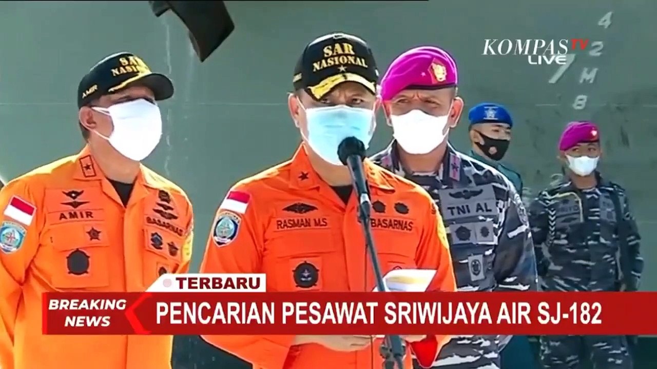Tim SAR Perluas Area Pencarian Pesawat Sriwijaya, 53 Kapal Dikerahkan