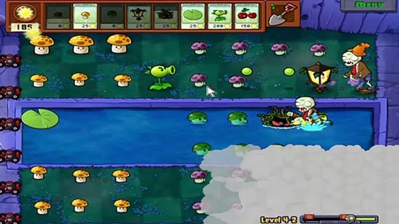 Getting Cactus - Adventure - Level 4-2 - Plants Vs Zombies