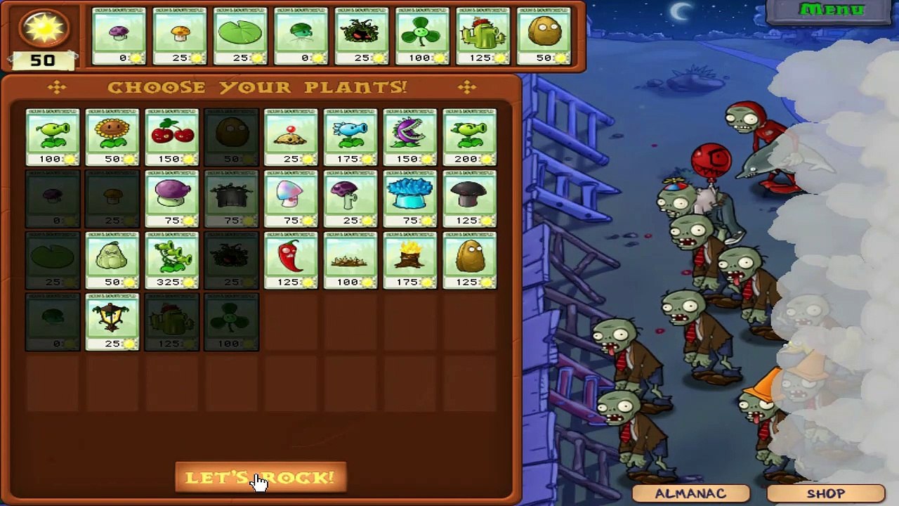 Getting A Taco - Adventure - Level 4-4 - Plants Vs Zombies