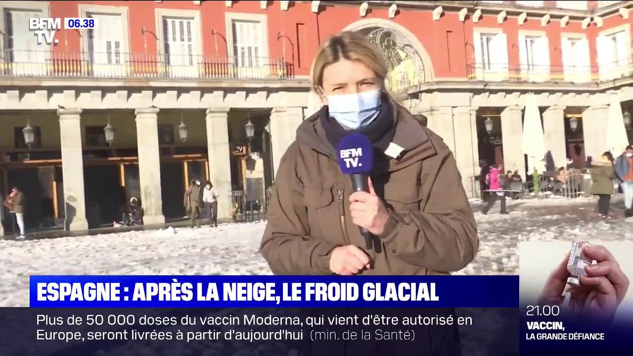 À Madrid, l'armée mobilisée pour déneiger au plus vite avant l'arrivée d'une vague de froid