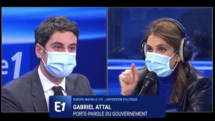 Covid : Gabriel Attal se dit "surpris" des "leçons de logistique" d'Anne Hidalgo