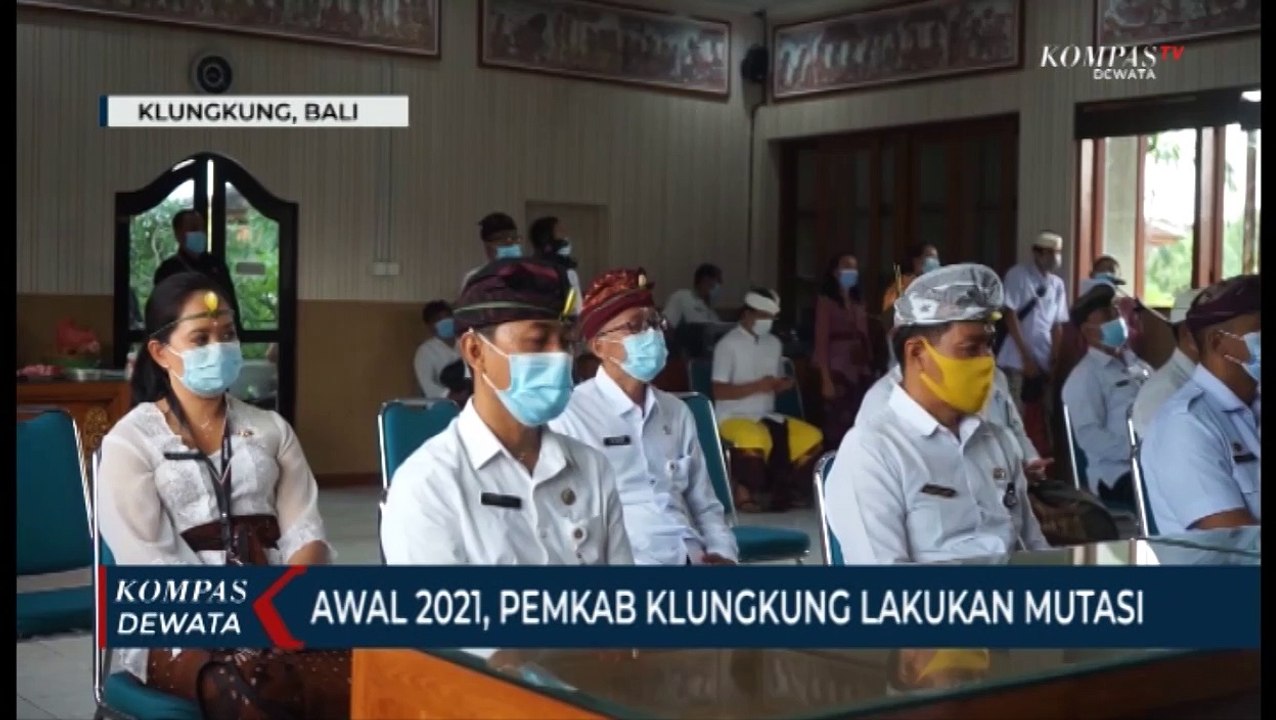 Awal 2021, PEMKAB Klungkung Lakukan Mutasi