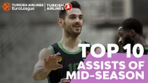 Turkish Airlines EuroLeague, Top 10 Assists of Mid-season!