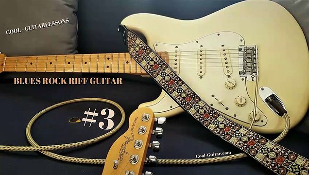 Guitar Lessons (How To Play Blues Rock Riff-Guitar-3-Cool GuitarLessons)