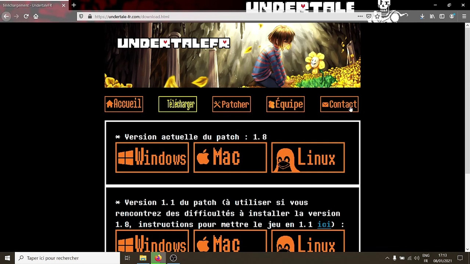 Comment Installer Le Patch Fr D Undertale Sur Windows Video Dailymotion