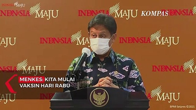 Menkes: Vaksinasi Akan Dimulai Rabu Ini, Diawali Presiden Joko Widodo