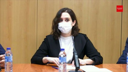 Ayuso avisa de días "muy complicados" por las heladas