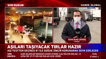 Çin'den getirilen Sinovac aşılarını dağıtacak araçlar tanıtıldı