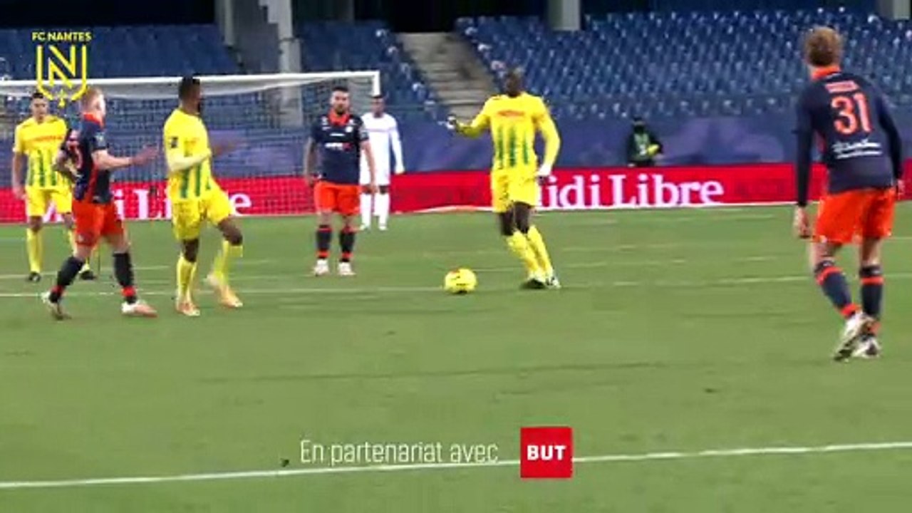 Le but d'Imran Louza face à Montpellier, vu de la pelouse