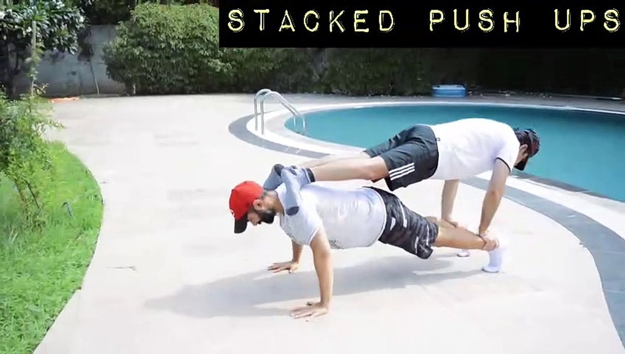 Different Partner Push Ups Variations By Gagan Dhawan | The New Me