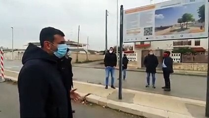 Bari Torre a Mare: i lavori di riqualificazione di una parte del lungomare - video