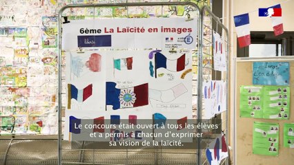 L'exposition sur les valeurs de la République du collège Louise Weiss