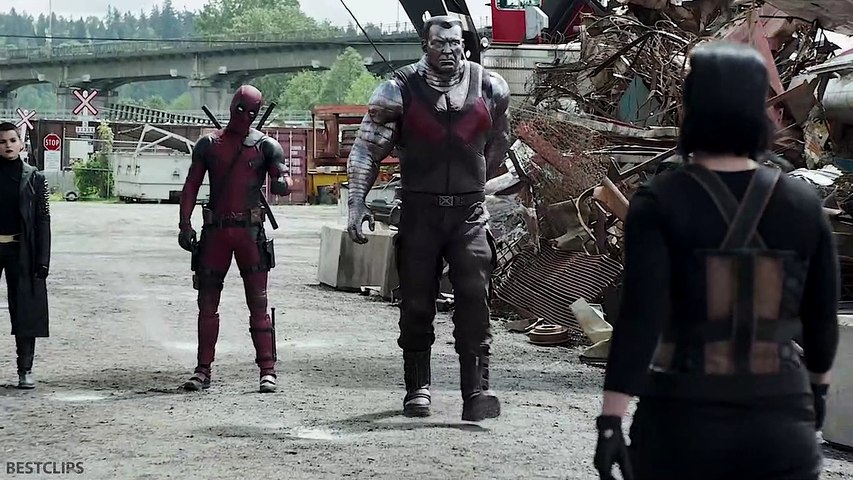 Colossus Vs Angel Dust Fight Scene Deadpool Video Dailymotion