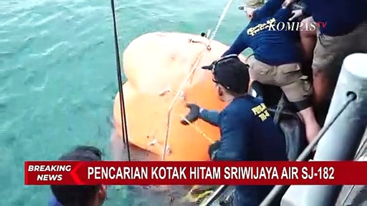 Tim Pencari Sriwijaya SJ-182 Menemukan Turbin dan Sempat Terhambat Karena Turbin Berat