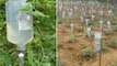 Odisha Farmer Invents Irrigation System Using Recycled Plastic Bottles