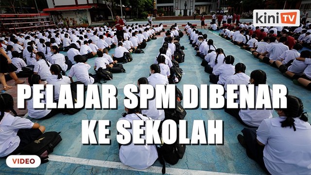 Pelajar SPM dibenar ke sekolah dengan SOP ketat