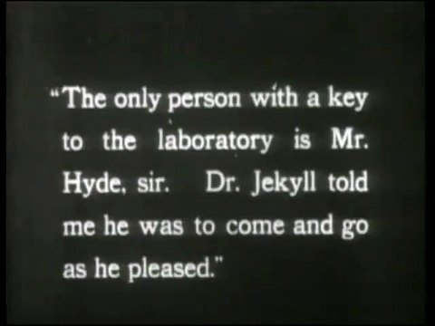 Dr. Jekyll and Mr. Hyde (1920) [Silent Movie] [Horror] part 2/2