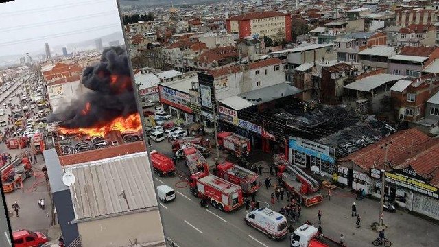 Bursa’da korkutan yangın: Dumanlar gökyüzünü kapladı