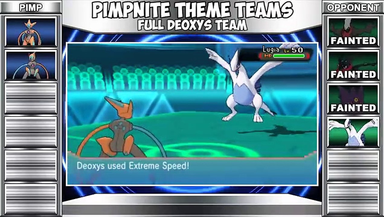 FULL DEOXYS FORMS TEAM!