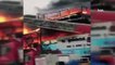 Bursa Merkez Osmangazi ilçesinde bir iş yerinde yangın çıktı. İş yerinin alev alev yandığı anlar kameraya yansıdı.