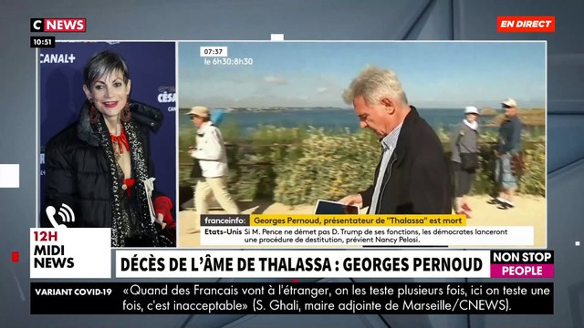 Disparition de Georges Pernoud - Regardez l'hommage d'Isabelle Morini-Bosc au créateur de Thalassa ce matin dans Morandini Live sur CNews - VIDEO