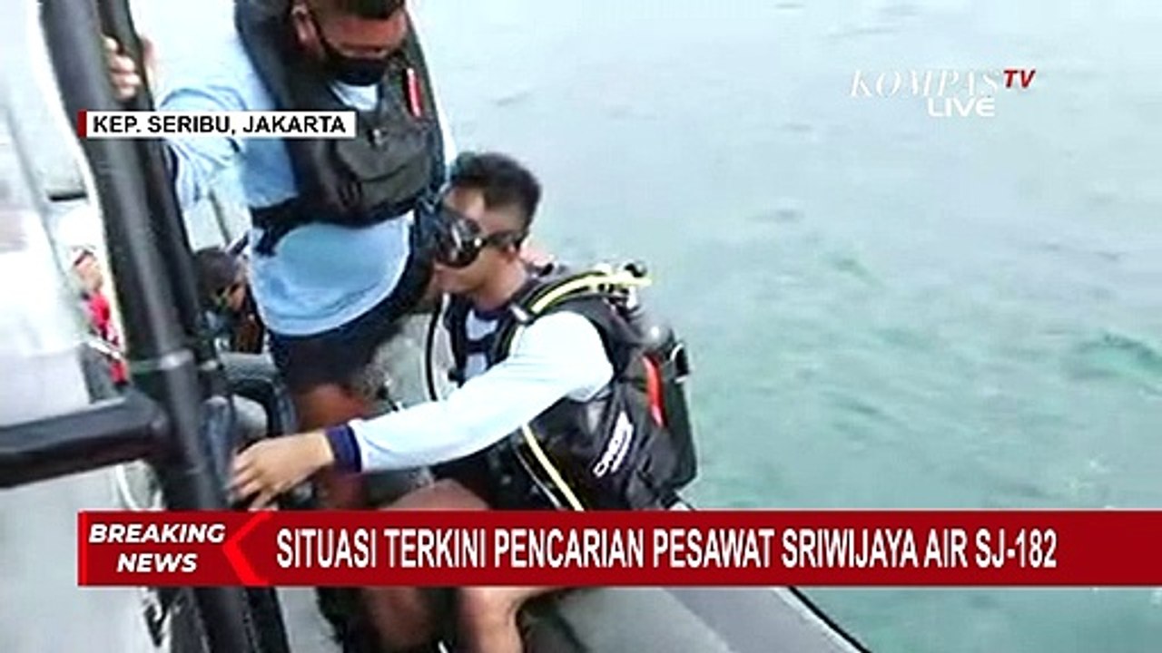 Tim Penyelam Lanjut Terjun Cari Black Box Sriwijaya Air Sj Video Dailymotion