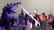 Pexachu vs Godzilla (Stop motion)