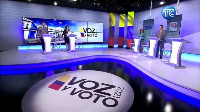 VOZ Y VOTO 2021: Candidatos presidenciales de Alianza PAIS y Unión Ecuatoriana debatieron su propuestas de Gobierno