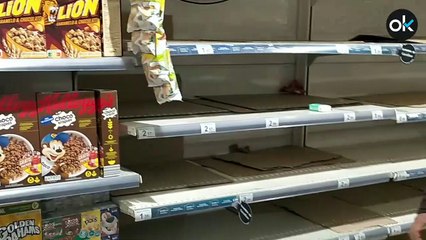 Largas colas en los supermercados desabastecidos de Madrid: ”No hay ni pan, ni fruta ni verdura”