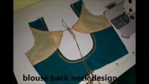 Easy blouse back neck design cutting and stitching step by step in hindi