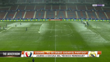 Zidane: " No se debió haber jugado el partido" ¿Son excusas o tiene razón el francés?