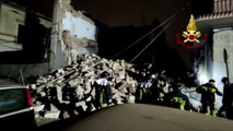 Modugno (BA) - Crolla palazzina nel centro storico (11.01.21)