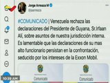 Venezuela rechaza declaraciones injerencistas del presidente de Guyana, Irfaan Alí