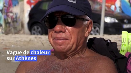 Vague de chaleur: les Grecs sur les plages et loin du confinement