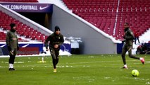 El Wanda Metropolitano, listo para el Atlético-Sevilla tras el temporal