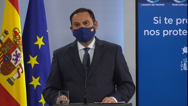 Ábalos señala que los vuelos en Barajas se recuperarán gradualmente