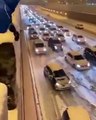La raison du blocage du périphérique de Madrid ? 4 véhicules sans pneus hiver sur la neige
